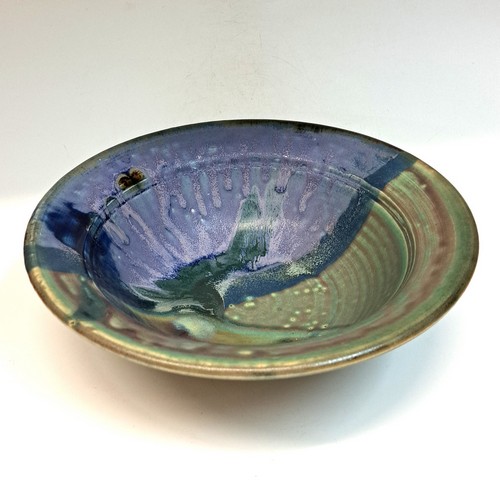 Click to view detail for #231030 Bowl 3x10 Green/Blue $22